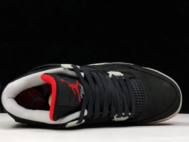Official Maikesneakers RETRO 308497-060 BLACK JORDAN CEMENT 4 0805